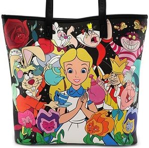 Loungefly Disney Alice In Wonderland Tote Handbag